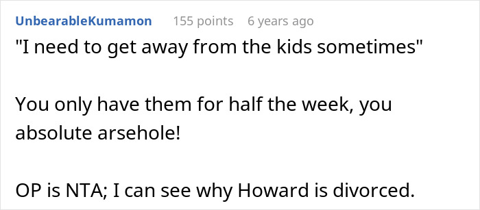 Screenshot of a forum post discussing a guy accusing his sister of being a stranger to his kids over childcare refusal. Screenshot of a forum post discussing a guy accusing his sister of being a stranger to his kids over childcare refusal.