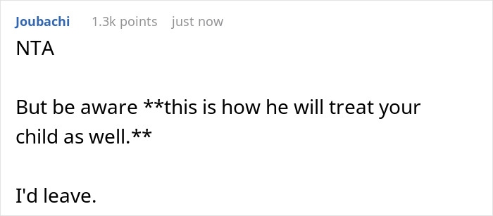 Comment on a forum warning about how an angry partner treats a heavily pregnant woman calling for help. Comment on a forum warning about how an angry partner treats a heavily pregnant woman calling for help.