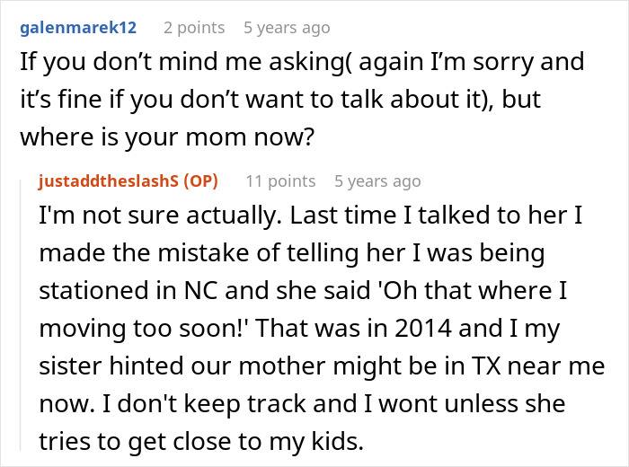 Reddit conversation about a mom telling her teen son to leave home and later regretting it after losing everything. Reddit conversation about a mom telling her teen son to leave home and later regretting it after losing everything.