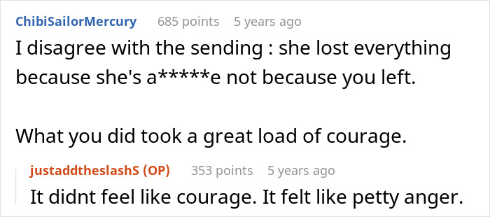 Online discussion about a mom who lost everything after telling her teen son to leave home. Online discussion about a mom who lost everything after telling her teen son to leave home.