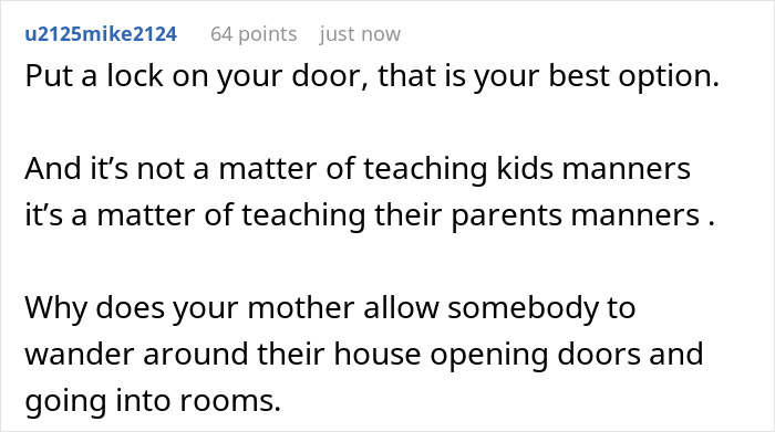 Woman catches guest sneaking into her room, stopping her before her kid opens a valuable collector doll. Woman catches guest sneaking into her room, stopping her before her kid opens a valuable collector doll.