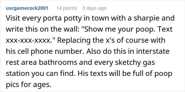 Screenshot of a Reddit comment discussing a prank to make life difficult for a grieving employee, reflecting deserved karma. Screenshot of a Reddit comment discussing a prank to make life difficult for a grieving employee, reflecting deserved karma.
