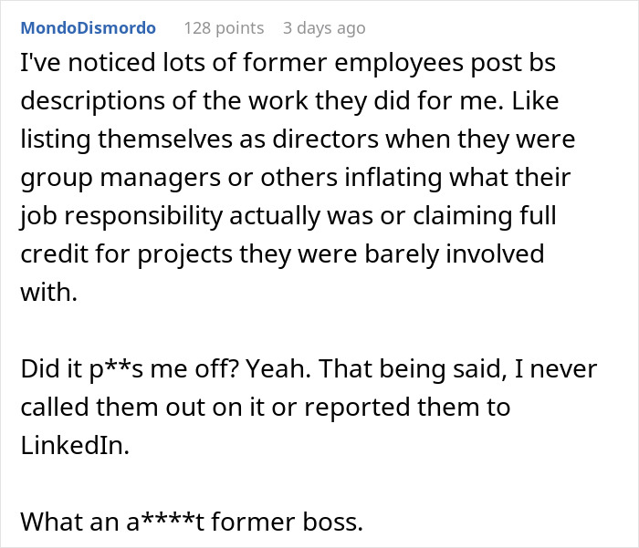 Former employee describes boss making work difficult during grieving, highlighting karma for unfair treatment at job. Former employee describes boss making work difficult during grieving, highlighting karma for unfair treatment at job.