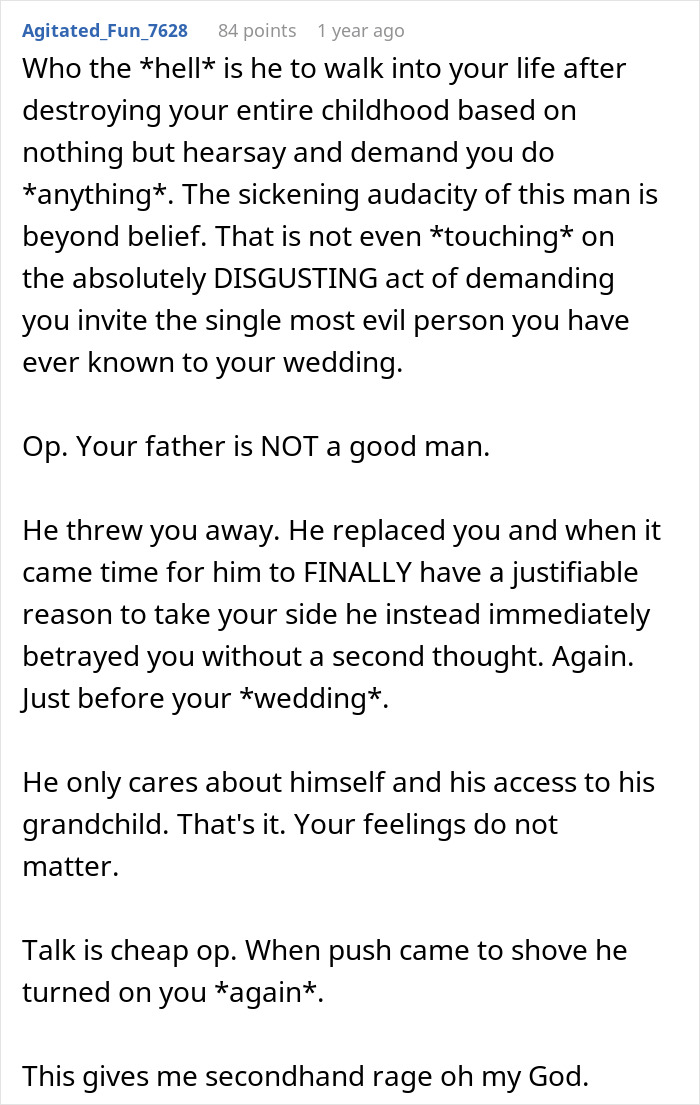 Text discussing a woman’s old fight with stepsister leading to her cutting all ties with her entire family years later. Text discussing a woman’s old fight with stepsister leading to her cutting all ties with her entire family years later.