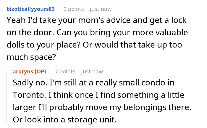 Woman catches guest sneaking into her room, stopping her before her kid opens a valuable collector doll. Woman catches guest sneaking into her room, stopping her before her kid opens a valuable collector doll.