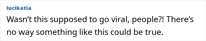 Comment by user lucikatia doubting the truth of a viral pastor caught walking in thong and wig story. Comment by user lucikatia doubting the truth of a viral pastor caught walking in thong and wig story.