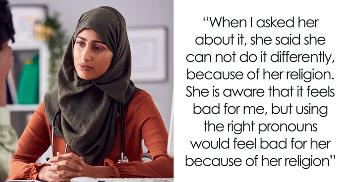 Woman Explains That She Has To Misgender Trans Coworker “Because Of Her Religion”