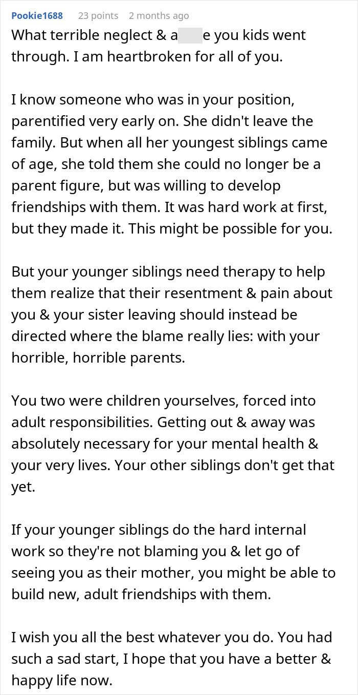 Teens Forced To Be Parents For 1, 3 And 4YO Siblings, Refuse To Reconnect As Adults Teens Forced To Be Parents For 1, 3 And 4YO Siblings, Refuse To Reconnect As Adults