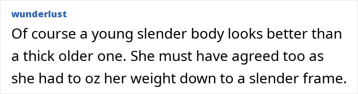 Screenshot of a comment speculating about Christina Aguilera’s weight loss and possible Ozempic overuse. Screenshot of a comment speculating about Christina Aguilera’s weight loss and possible Ozempic overuse.