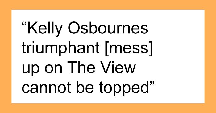 “Kelly Osbournes Triumphant Mess Up”: 40 Moments Celebs Thought They Were Being Humble But Were Just Clueless