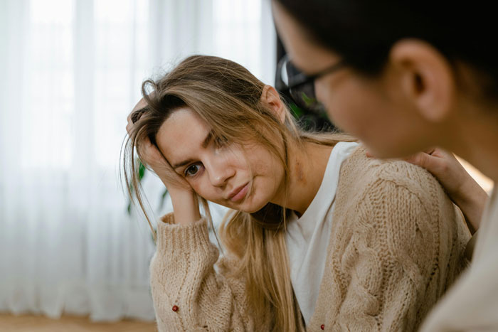 Woman catching guest sneaking into her room, stopping her just before her kid opens a collector doll. Woman catching guest sneaking into her room, stopping her just before her kid opens a collector doll.