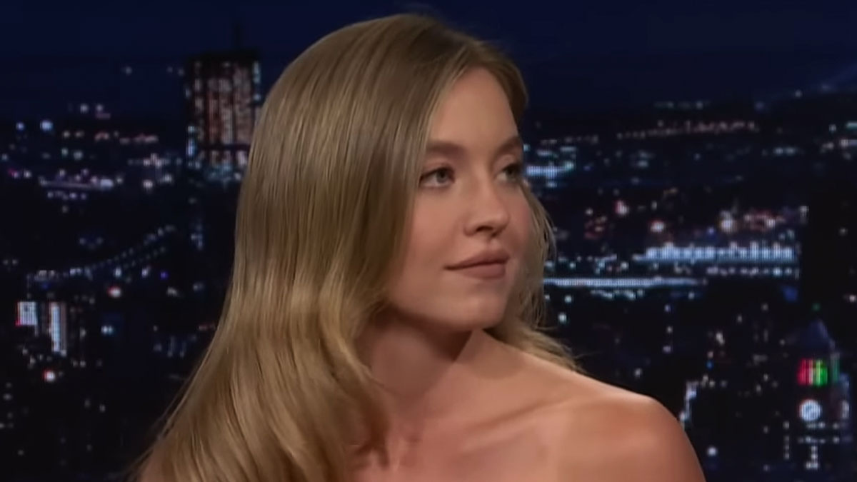 Young female celebrity with long blonde hair in a TV interview setting, related to celebrities Hollywood tried to make leading A-listers