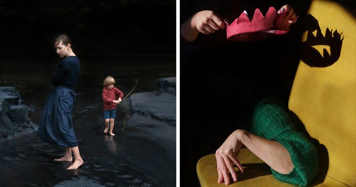 Photographer captures the haunting beauty of motherhood and caregiving in a poetic and emotional photo series.