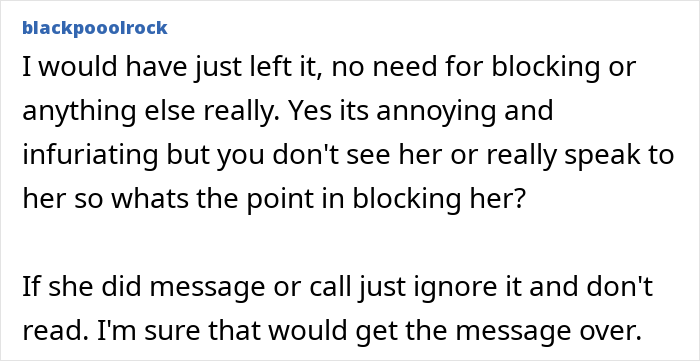 Alt text: Screenshot of a forum post discussing ignoring flaky behavior and avoiding blocking after missing a friend’s wedding and sending voicemail. Alt text: Screenshot of a forum post discussing ignoring flaky behavior and avoiding blocking after missing a friend’s wedding and sending voicemail.
