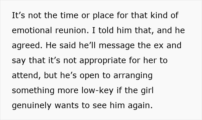 Text discussing a fiance’s approach to handling a non-biological child’s emotional reunion before a wedding. Text discussing a fiance’s approach to handling a non-biological child’s emotional reunion before a wedding.