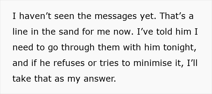 Text excerpt discussing relationship boundaries and communication challenges involving a fiance and non-biological child. Text excerpt discussing relationship boundaries and communication challenges involving a fiance and non-biological child.