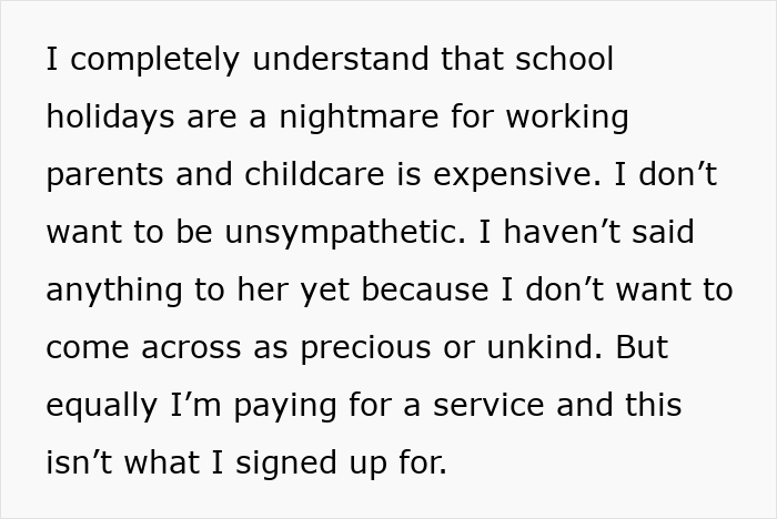 &ldquo;Am I Being Unreasonable To Think My Cleaner Shouldn&rsquo;t Bring Her Own Child To Work?&rdquo;