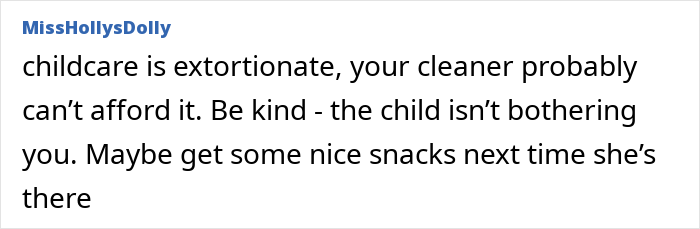 &ldquo;Am I Being Unreasonable To Think My Cleaner Shouldn&rsquo;t Bring Her Own Child To Work?&rdquo;
