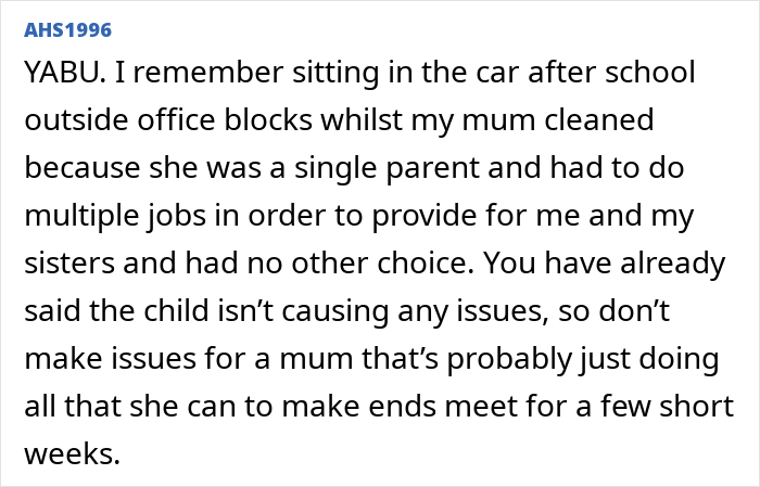 &ldquo;Am I Being Unreasonable To Think My Cleaner Shouldn&rsquo;t Bring Her Own Child To Work?&rdquo;