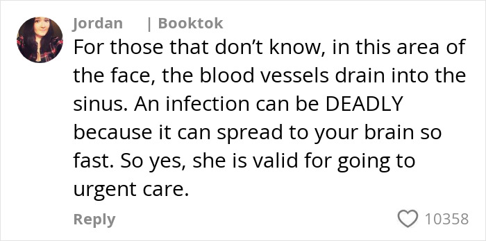 Mom Ends Up in Urgent Care After Popping Pimple In The “Triangle Of Death” Mom Ends Up in Urgent Care After Popping Pimple In The “Triangle Of Death”