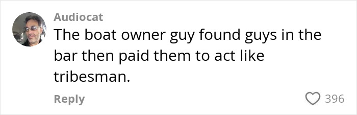 Comment on social media about influencer filming indigenous tribe for viral TikTok stunt causing outrage. Comment on social media about influencer filming indigenous tribe for viral TikTok stunt causing outrage.