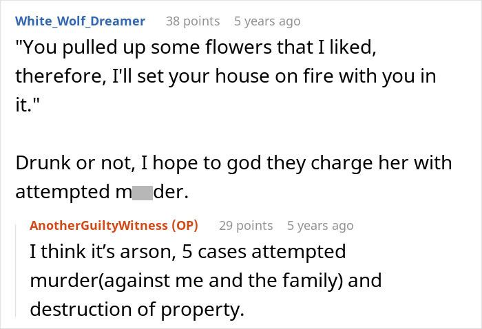 Entitled Lady Lights Wrong House On Fire Because Neighbor Removed Lilies In His Own Yard Entitled Lady Lights Wrong House On Fire Because Neighbor Removed Lilies In His Own Yard