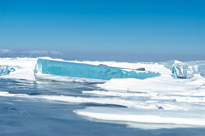 Frozen Sculpture – The Icy Turquoise Of Lake Baikal