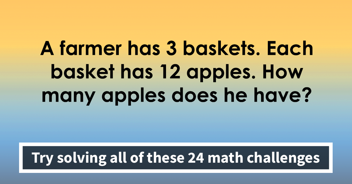 Only 19% Of Adults Can Solve All 24 Of These School-Level Math Problems ...