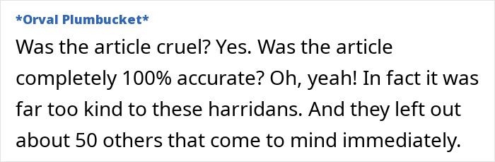 Screenshot of a comment discussing the backlash over Maxim's most unattractive women list resurfacing nearly 20 years later. Screenshot of a comment discussing the backlash over Maxim's most unattractive women list resurfacing nearly 20 years later.