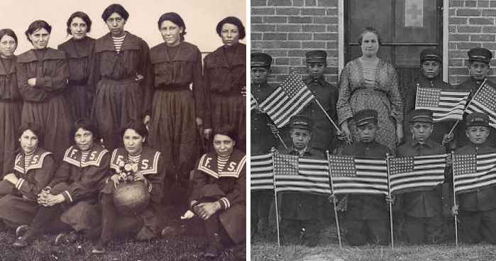 30 Haunting Photos From Native American Boarding Schools In The 1910s