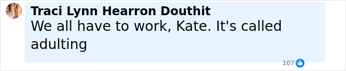 Comment on social media criticizing reality star Kate Gosselin about returning to her nursing career after public downfall. Comment on social media criticizing reality star Kate Gosselin about returning to her nursing career after public downfall.