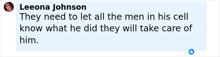 Comment from Leeona Johnson reacting to assault involving father-of-two after refusing breast milk sharing request. Comment from Leeona Johnson reacting to assault involving father-of-two after refusing breast milk sharing request.