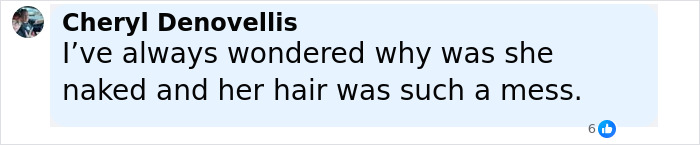 Comment from Cheryl Denovellis questioning Marilyn Monroe's state during the autopsy, highlighting suspicious findings decades later. Comment from Cheryl Denovellis questioning Marilyn Monroe's state during the autopsy, highlighting suspicious findings decades later.