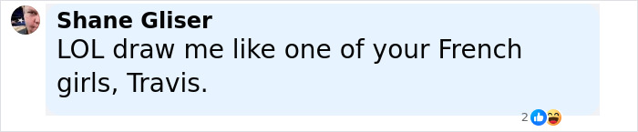 Screenshot of social media comment mocking a French girls pose, related to Taylor Swift's new cover art controversy. Screenshot of social media comment mocking a French girls pose, related to Taylor Swift's new cover art controversy.