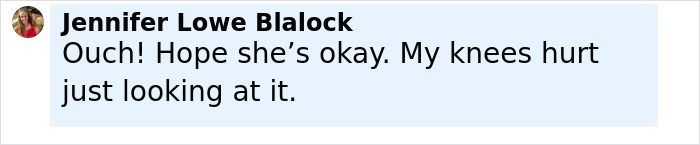 Comment saying ouch and hoping Anne Hathaway is okay after falling off stairs on The Devil Wears Prada 2 set. Comment saying ouch and hoping Anne Hathaway is okay after falling off stairs on The Devil Wears Prada 2 set.