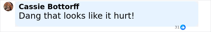 Comment by Cassie Bottorff saying that the fall looks painful, related to Anne Hathaway heel break incident. Comment by Cassie Bottorff saying that the fall looks painful, related to Anne Hathaway heel break incident.