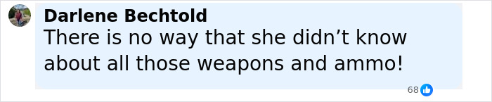 Facebook comment by Darlene Bechtold expressing disbelief about the Minneapolis school attacker's mother not cooperating with cops. Facebook comment by Darlene Bechtold expressing disbelief about the Minneapolis school attacker's mother not cooperating with cops.