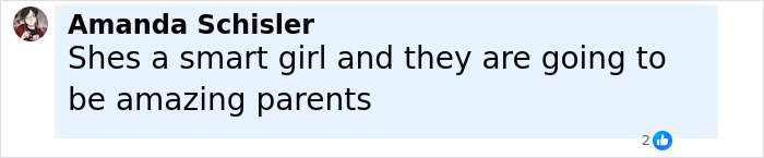 Screenshot of a social media comment praising Millie Bobby Brown as a smart girl and future amazing parent. Screenshot of a social media comment praising Millie Bobby Brown as a smart girl and future amazing parent.