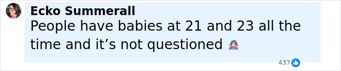 Comment by Ecko Summerall about having babies at 21, relating to Millie Bobby Brown adoption concerns from interview. Comment by Ecko Summerall about having babies at 21, relating to Millie Bobby Brown adoption concerns from interview.
