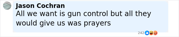 Comment on social media about gun control and prayers posted before Minneapolis massacre culprit's fatal rampage. Comment on social media about gun control and prayers posted before Minneapolis massacre culprit's fatal rampage.