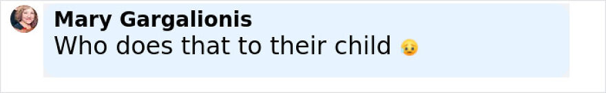 Comment by Mary Gargalionis expressing shock about parents abandoning their child at the airport, reflecting home alone vibes. Comment by Mary Gargalionis expressing shock about parents abandoning their child at the airport, reflecting home alone vibes.