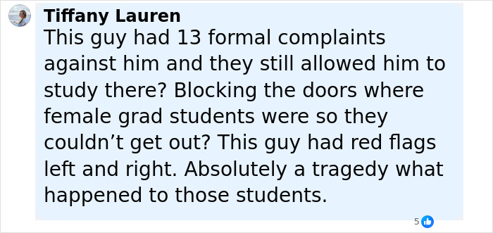Message from Tiffany Lauren warning about Bryan Kohberger’s behavior amid complaints before tragedy happened. Message from Tiffany Lauren warning about Bryan Kohberger’s behavior amid complaints before tragedy happened.