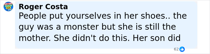 Comment by Roger Costa expressing sympathy for the Minneapolis school attacker's mother amid the controversy. Comment by Roger Costa expressing sympathy for the Minneapolis school attacker's mother amid the controversy.