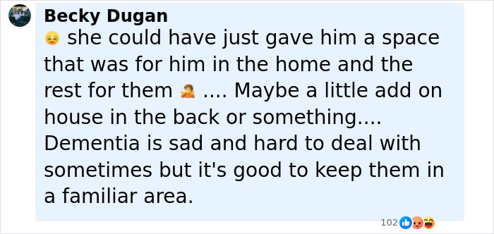 Comment about Bruce Willis's wife sharing an update on living separately during his dementia battle. Comment about Bruce Willis's wife sharing an update on living separately during his dementia battle.