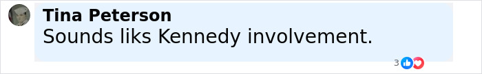 Comment by Tina Peterson discussing possible Kennedy involvement in Marilyn Monroe autopsy case. Comment by Tina Peterson discussing possible Kennedy involvement in Marilyn Monroe autopsy case.