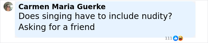 Comment expressing concern about nudity in singing, shared in the context of Taylor Swift’s controversial new cover art. Comment expressing concern about nudity in singing, shared in the context of Taylor Swift’s controversial new cover art.