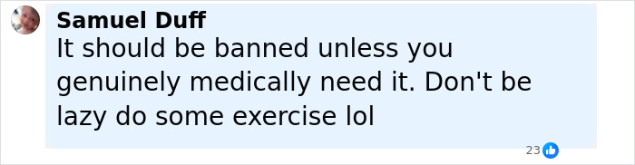 Comment criticizing Ozempic use, discussing medical necessity and exercise, related to Ozempic vulva side effects concerns. Comment criticizing Ozempic use, discussing medical necessity and exercise, related to Ozempic vulva side effects concerns.