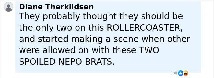 Comment about Sean Diddy's twin daughters kicked off rollercoaster for rude behavior and causing a scene. Comment about Sean Diddy's twin daughters kicked off rollercoaster for rude behavior and causing a scene.