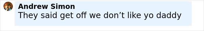 Text message screenshot showing Andrew Simon saying they were kicked off a ride for rude behavior linked to Sean Diddy's twin daughters. Text message screenshot showing Andrew Simon saying they were kicked off a ride for rude behavior linked to Sean Diddy's twin daughters.