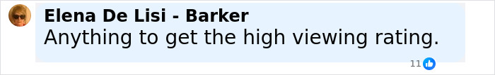 Comment by Elena De Lisi - Barker criticizing a controversial Wuthering Heights adaptation for using a severe adult scene to boost ratings. Comment by Elena De Lisi - Barker criticizing a controversial Wuthering Heights adaptation for using a severe adult scene to boost ratings.